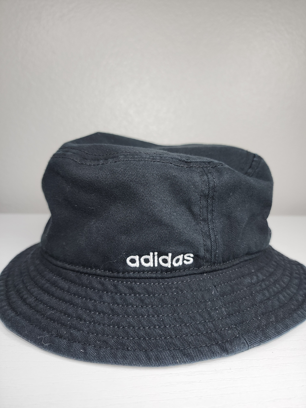 adidas Kids Black Bucket Hat